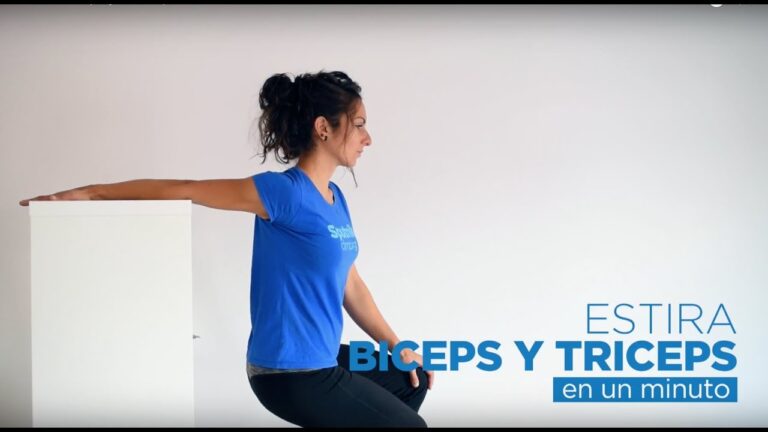 Descubre c&oacute;mo estirar tus b&iacute;ceps de forma eficaz
