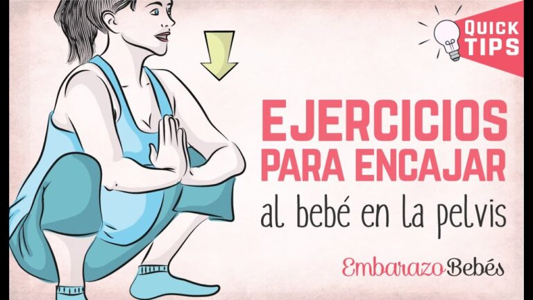 Descubre eficaces ejercicios que ayudan al bebé a descender al canal de parto