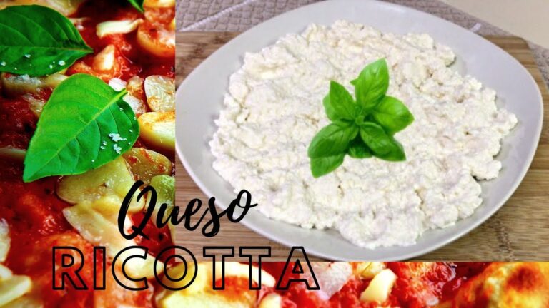 Descubre las sorprendentes calor&iacute;as del queso ricotta: un deleite bajo en grasas