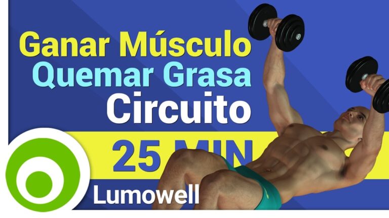 Rutina explosiva: Pesas para quemar grasa y marcar tu cuerpo