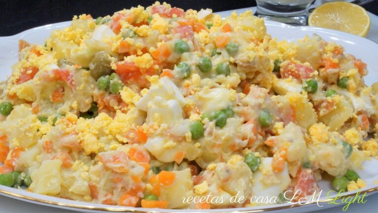 Revelando: &iexcl;La Ensaladilla Rusa con Mayonesa, un Tesoro Bajo en Calor&iacute;as!