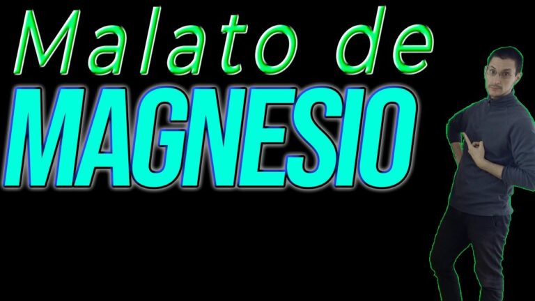 Descubre las increíbles propiedades del malato de magnesio: ¡un aliado natural para tu bienestar!