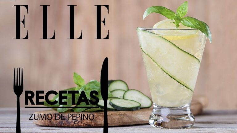 Descubre el secreto para hacer zumo de pepino y disfrutar de sus incre&iacute;bles beneficios