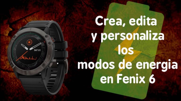 Garmin Fenix 6 Pro: ¡Descubre cómo prolongar la duración de su batería!