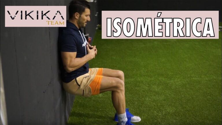 Descubre el desafiante isom&eacute;trico de sentadilla en pared para un entrenamiento efectivo