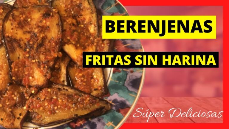 Nueva forma de disfrutar de la berenjena frita, ¡sin harina y deliciosa!