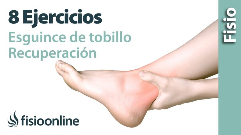 Recupérate más rápido: Ejercicio esencial para tobillo esguinzado