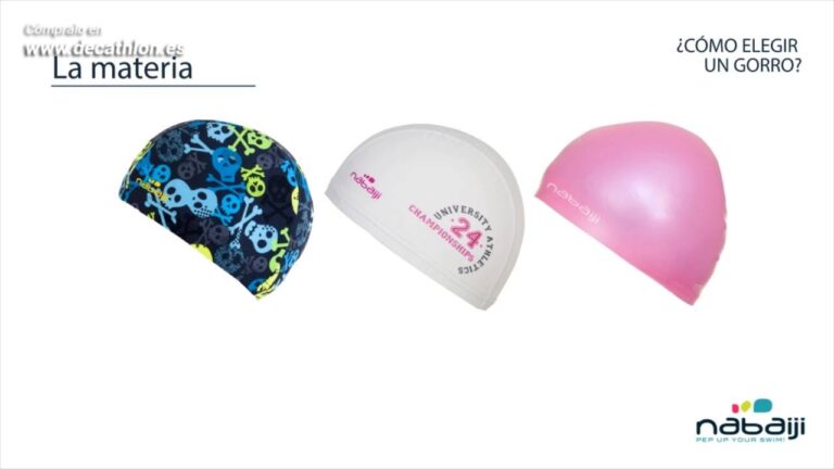 &iexcl;Descubre los modernos gorros de ba&ntilde;o Decathlon para disfrutar de tus chapuzones!